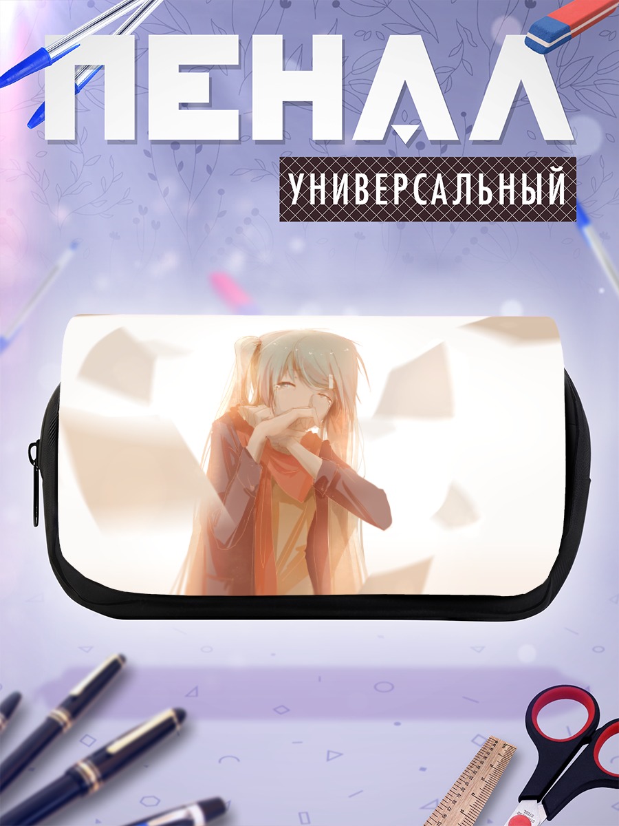 Пенал-косметичка Мику Хацунэ в листах
