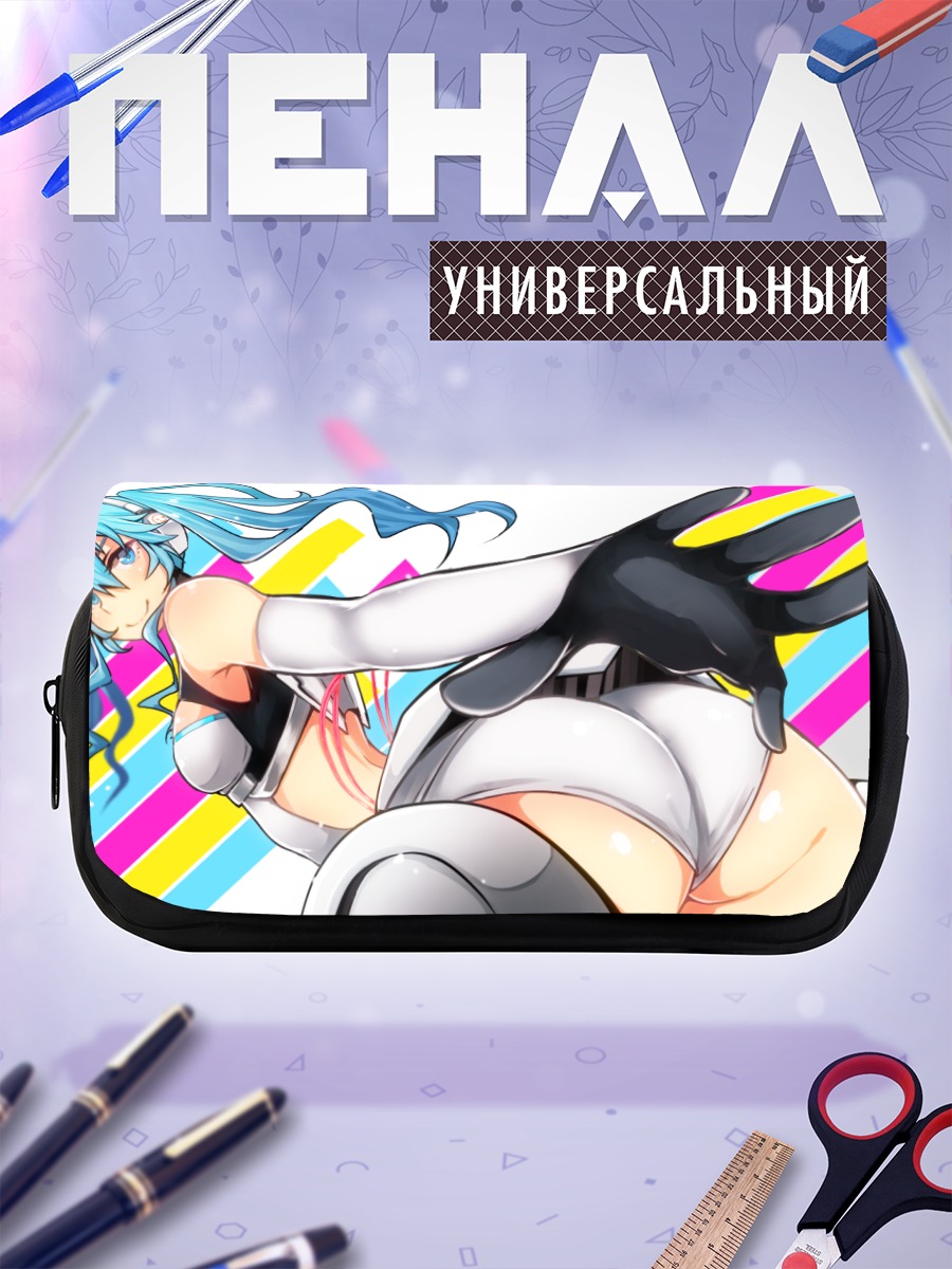 Пенал-косметичка Мику Хацунэ в белом