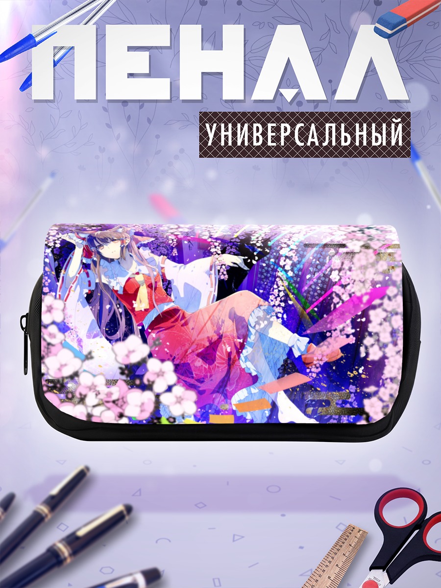 Пенал-косметичка Рейму Хакурей в сакуре