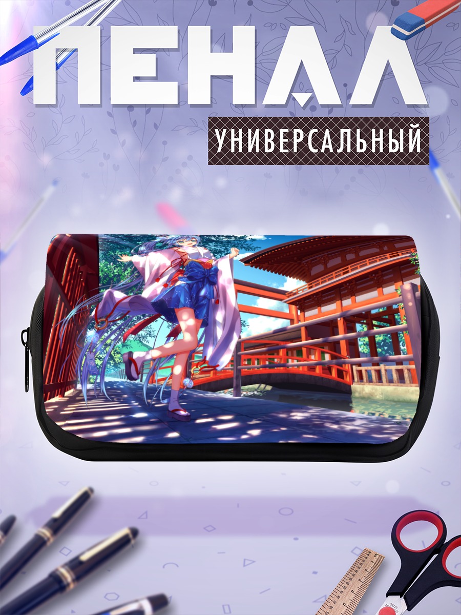 Пенал-косметичка Мику Хацунэ в храме