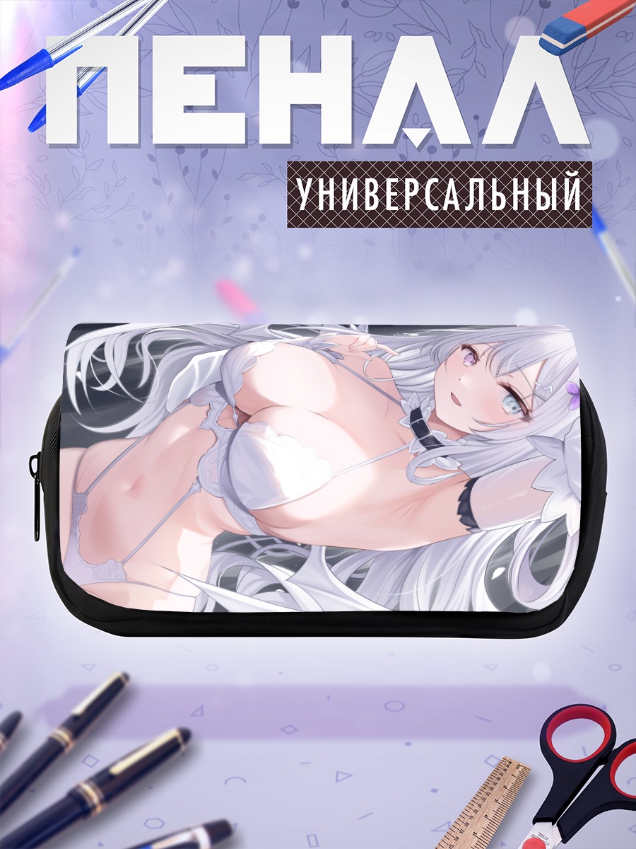 Пенал-косметичка Девушка с ушками