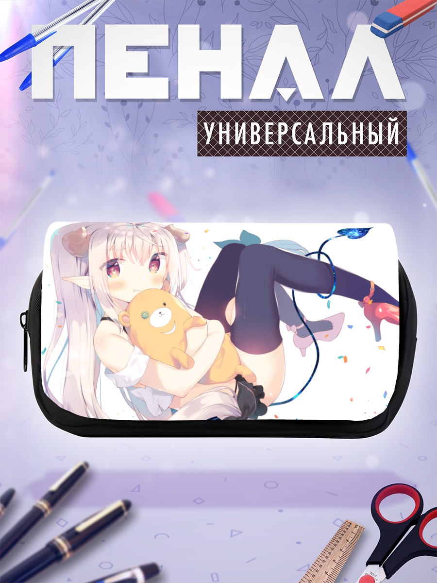 Пенал-косметичка Демон с мишкой