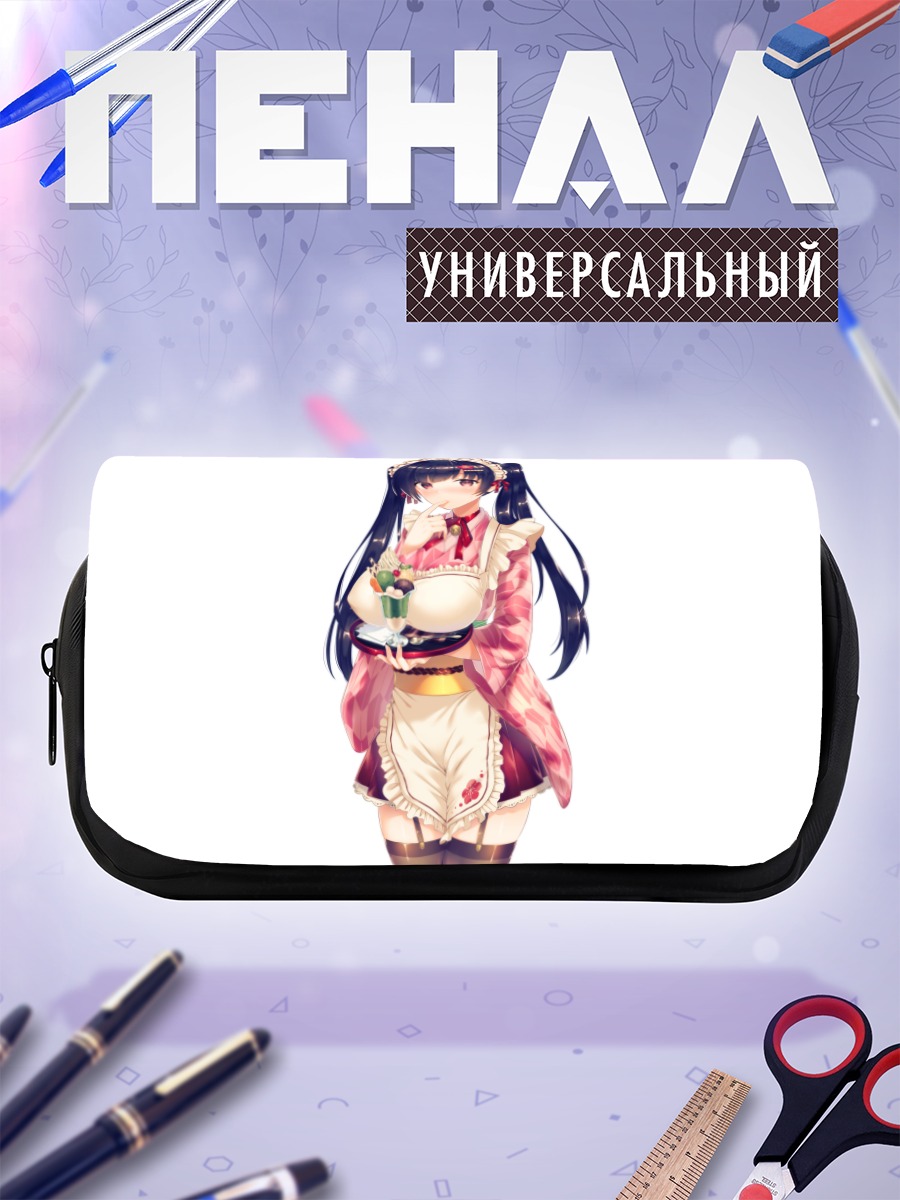 Пенал-косметичка Девушка с мороженым
