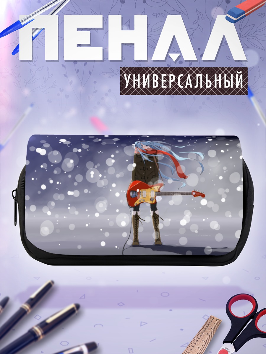 Пенал-косметичка Мику Хацунэ в снегу