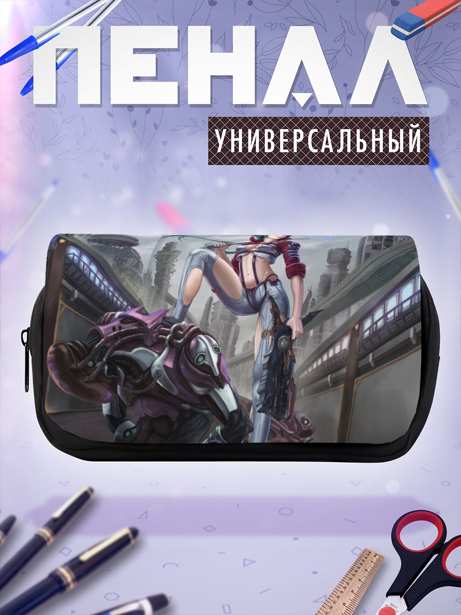 Пенал-косметичка Воин в городе