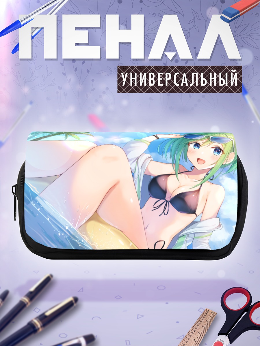 Пенал-косметичка Эми Такеда на пляже