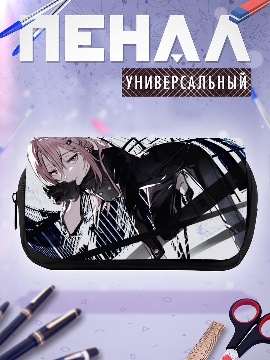 Пенал-косметичка Инори Юдзуриха в черном