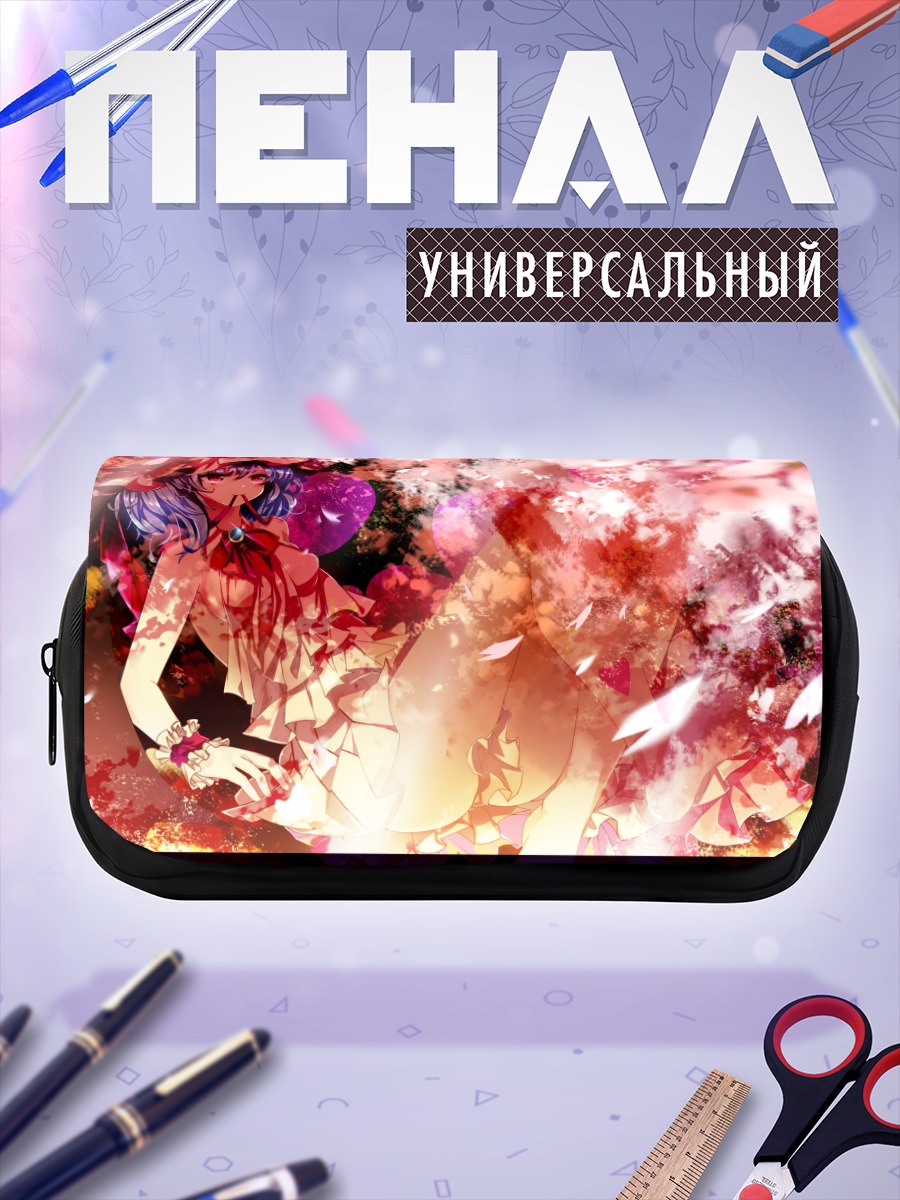 Пенал-косметичка Ремилия Скарлет в цветах
