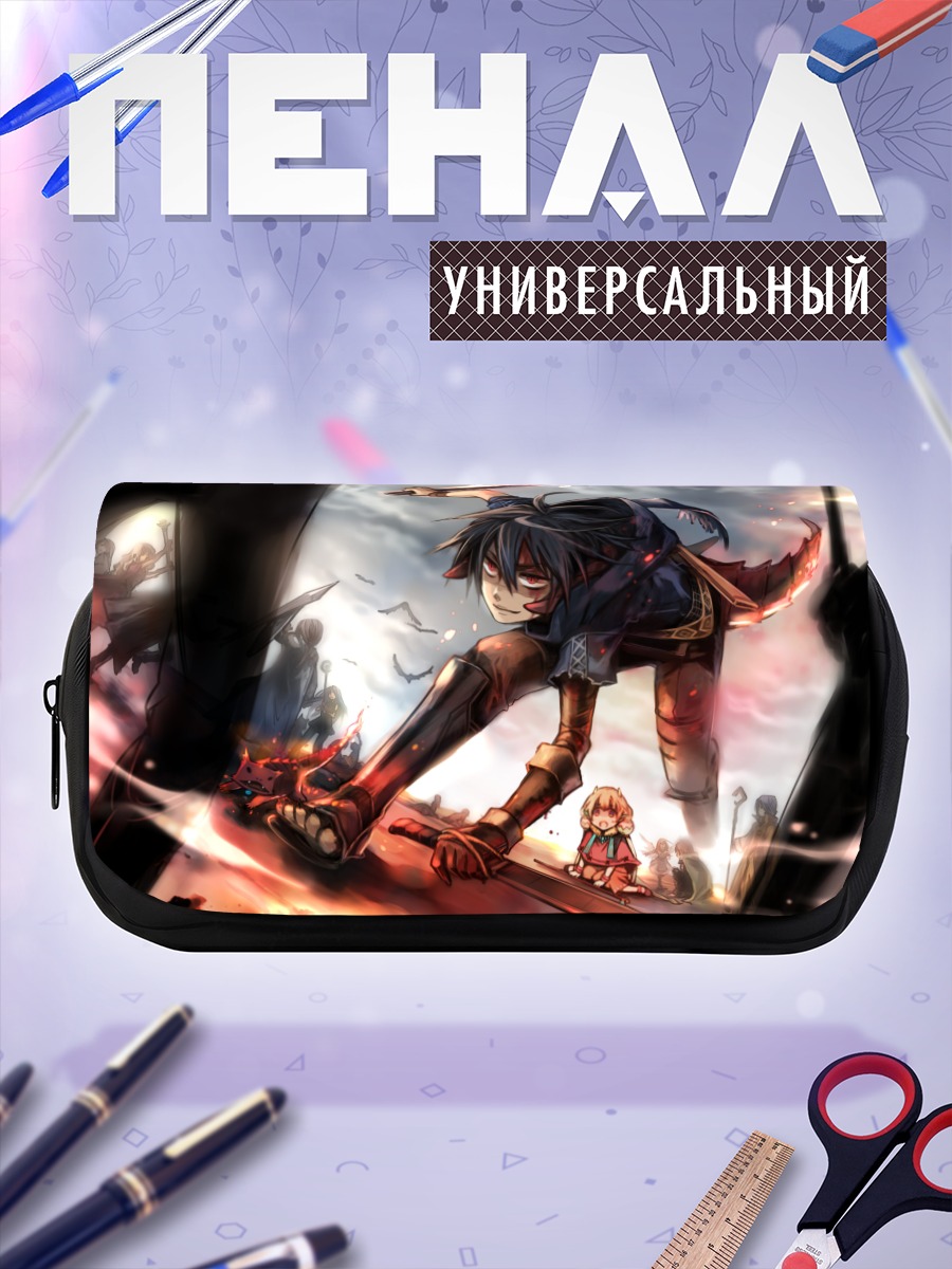Пенал-косметичка Воин в пламени