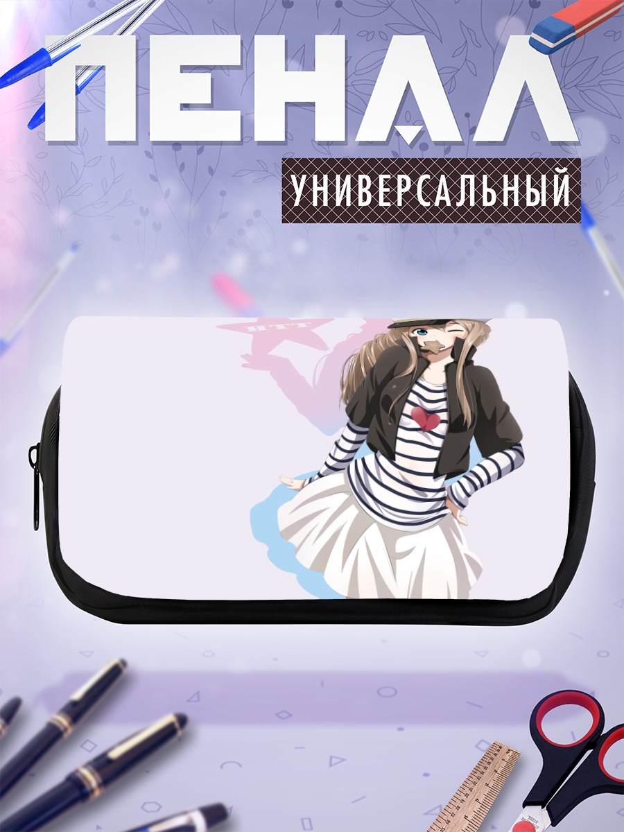 Пенал-косметичка Цумуги Котобуки в кепке