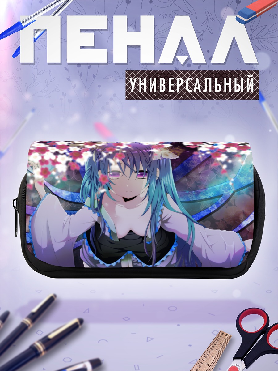 Пенал-косметичка Мику Хацунэ в сакуре
