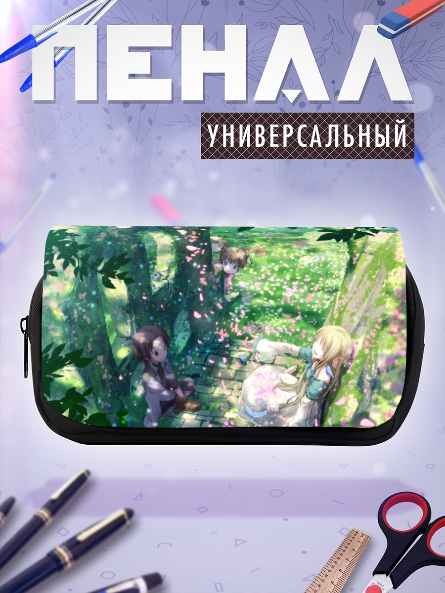 Пенал-косметичка Девушки в цветущем лесу