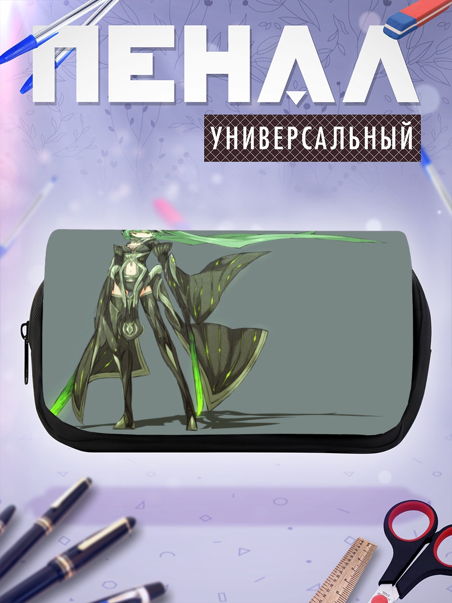 Пенал-косметичка Мику Хацунэ в доспехах