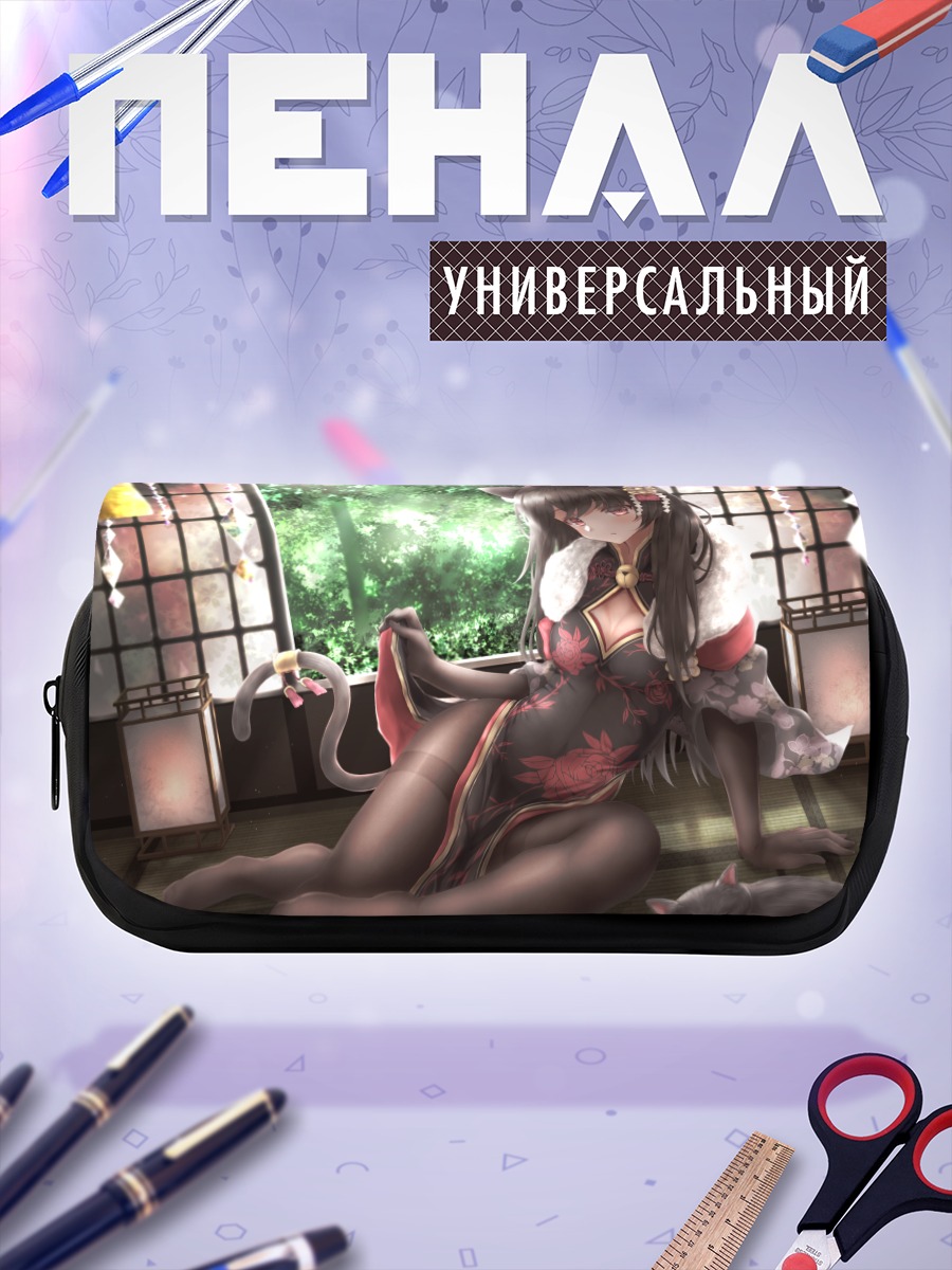 Пенал-косметичка Кошкодевочка в китайском платье