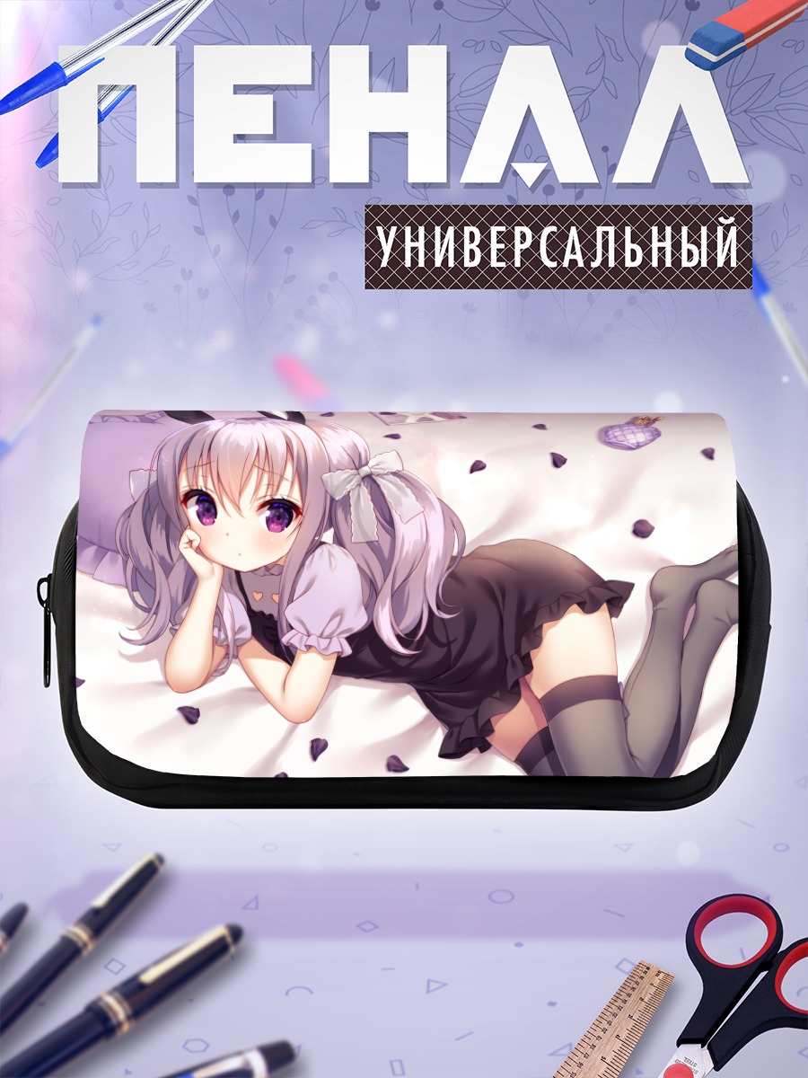 Пенал-косметичка Зайка в лепестках