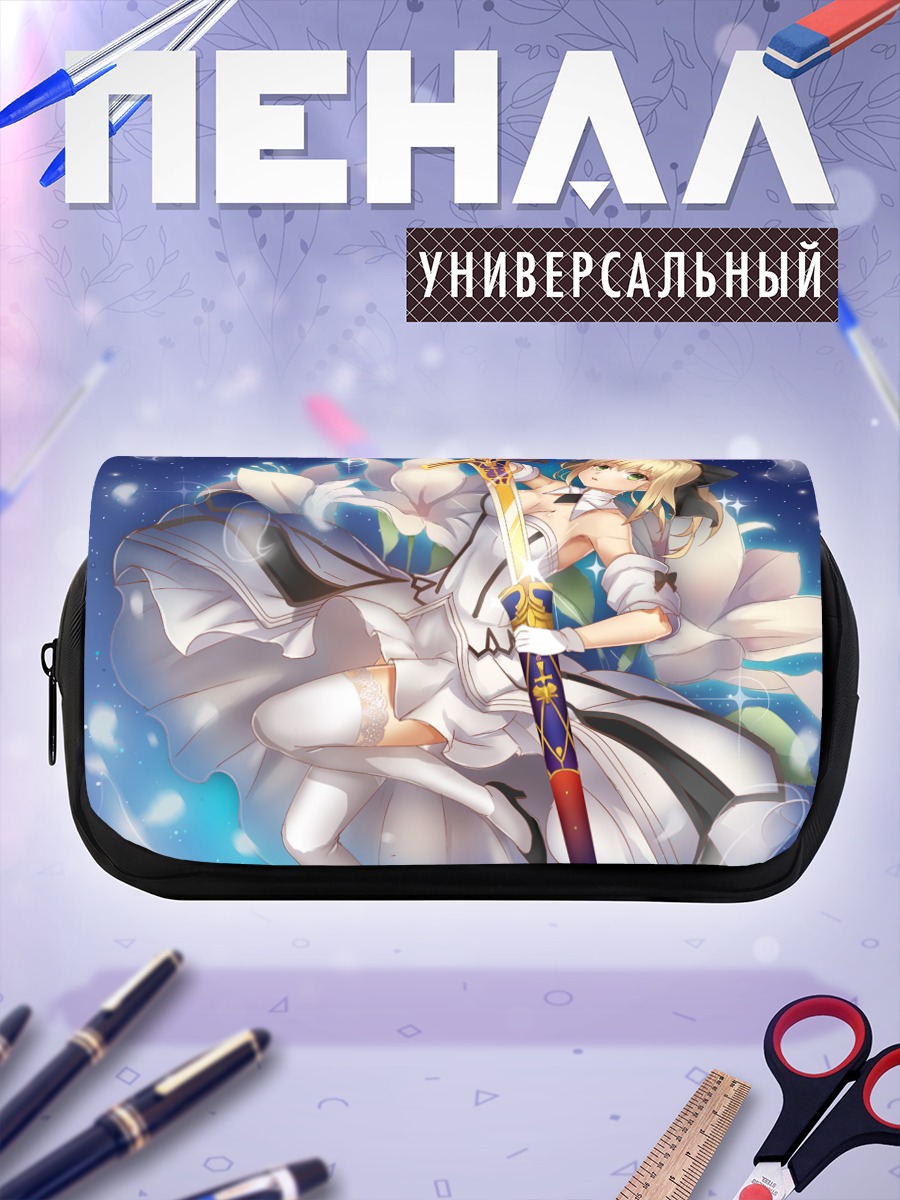 Пенал-косметичка Сабер в цветах