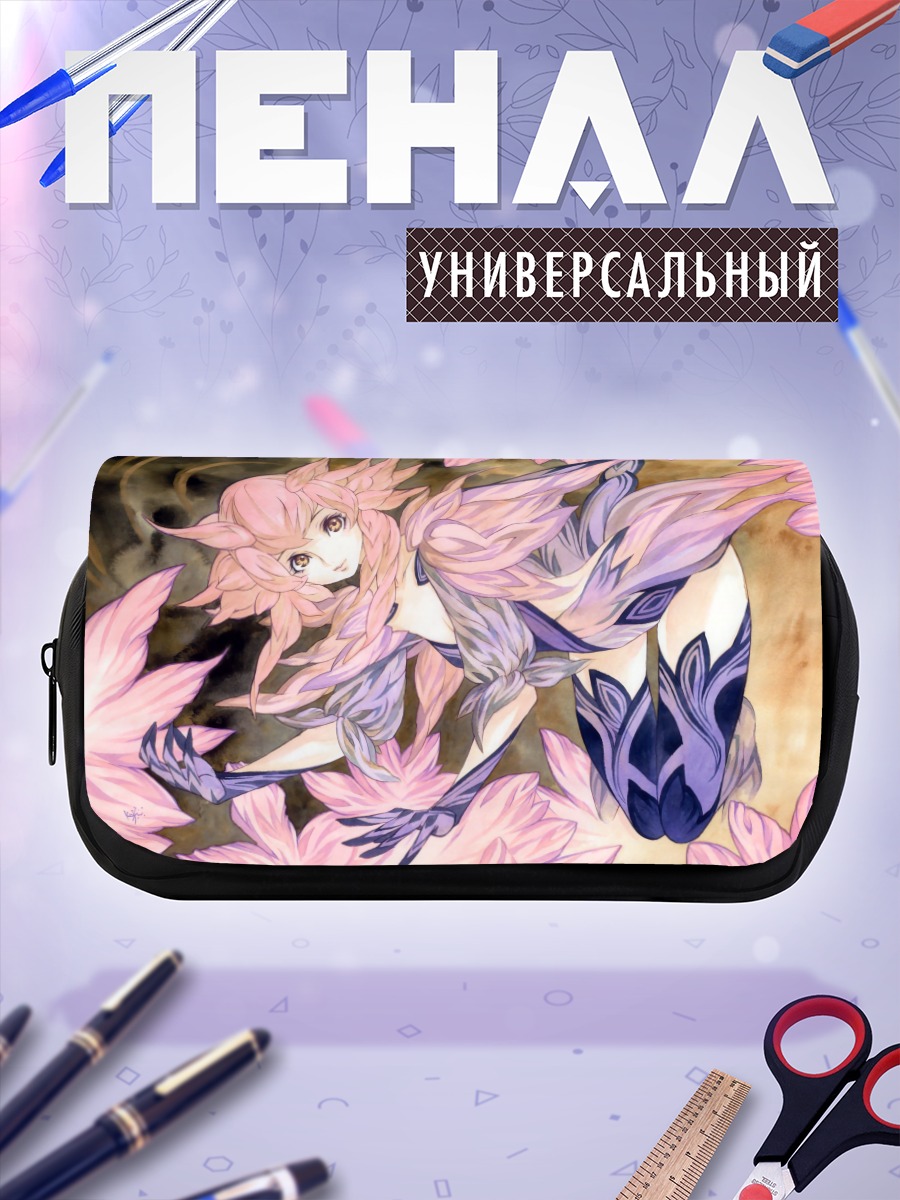Пенал-косметичка Розовая нимфа в цветах