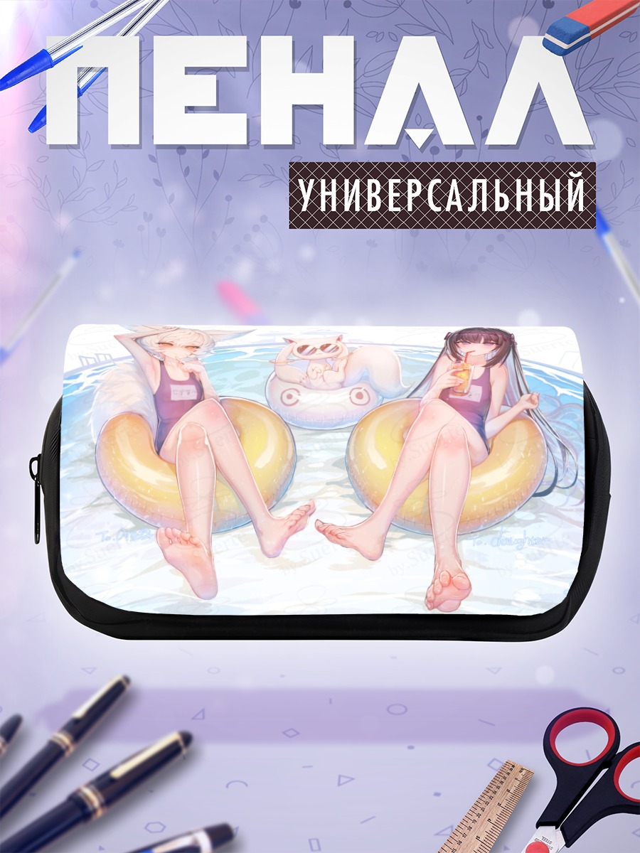 Пенал-косметичка Хомура Акеми на пляже