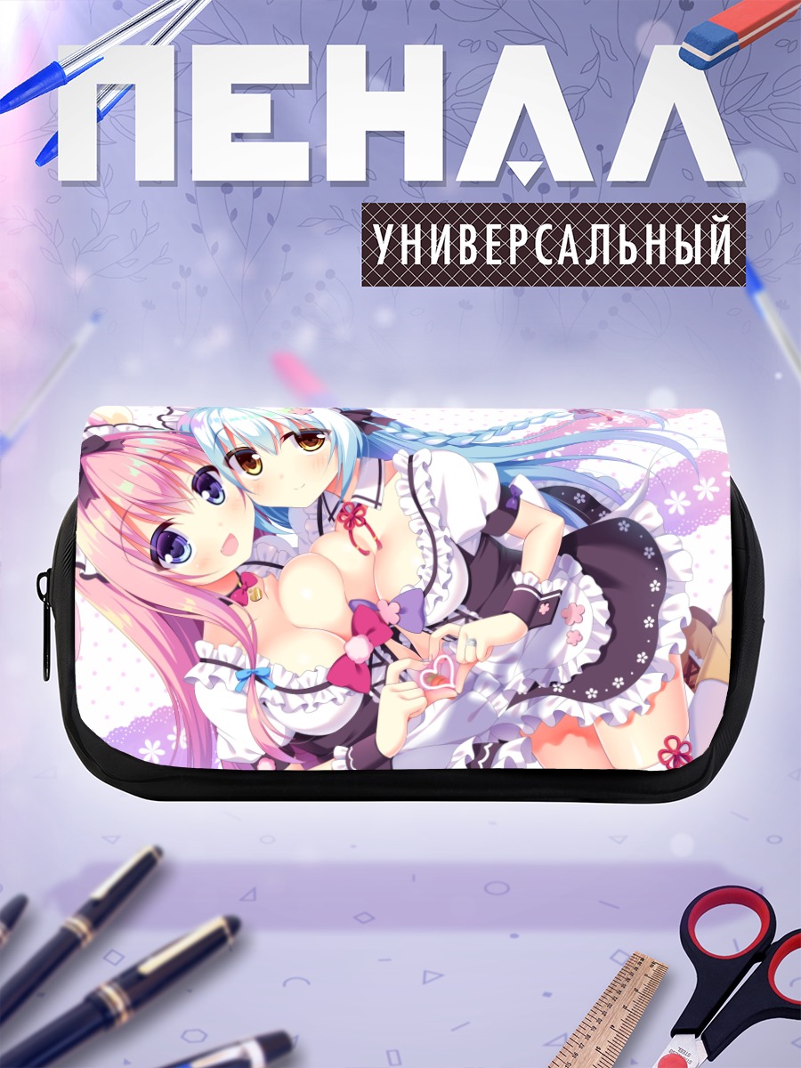 Пенал-косметичка Мику Хацунэ в горничной