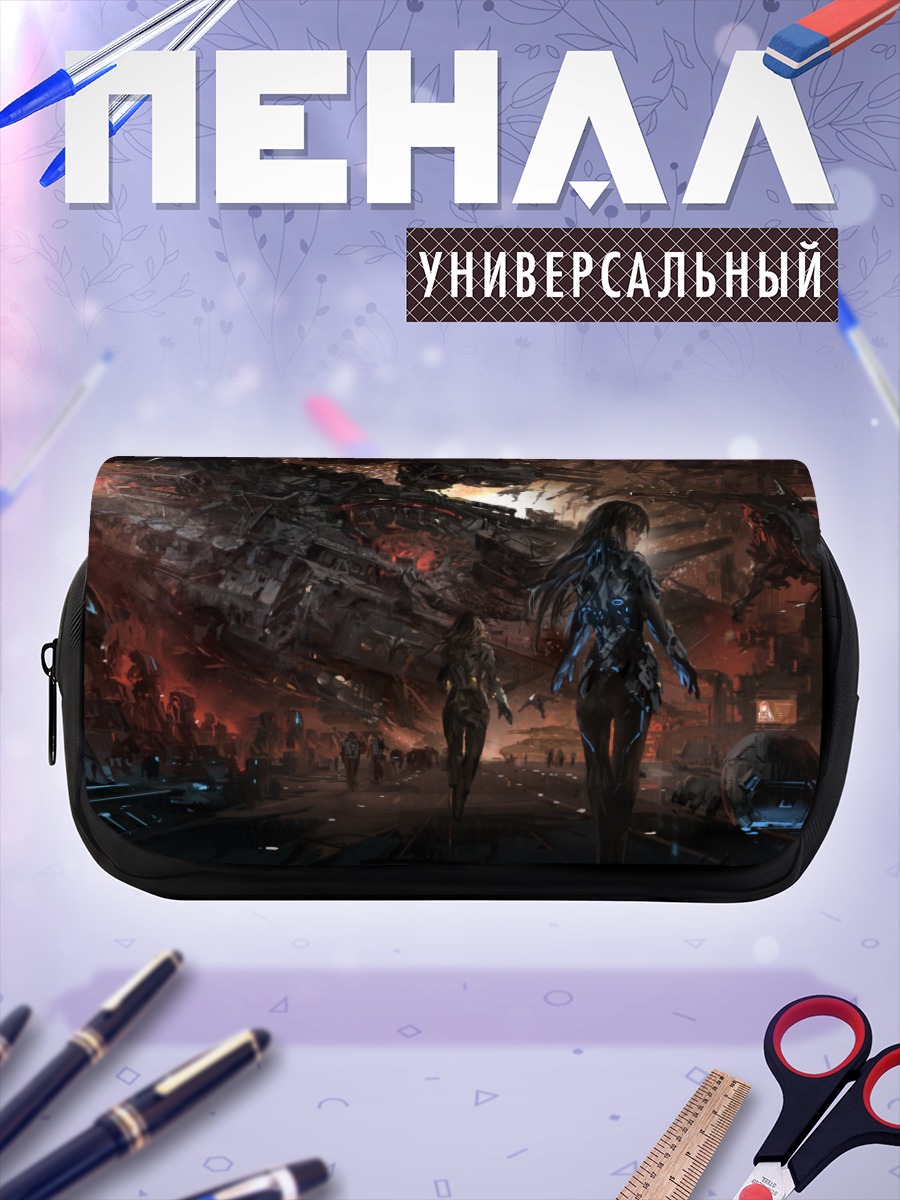 Пенал-косметичка Девушки у корабля