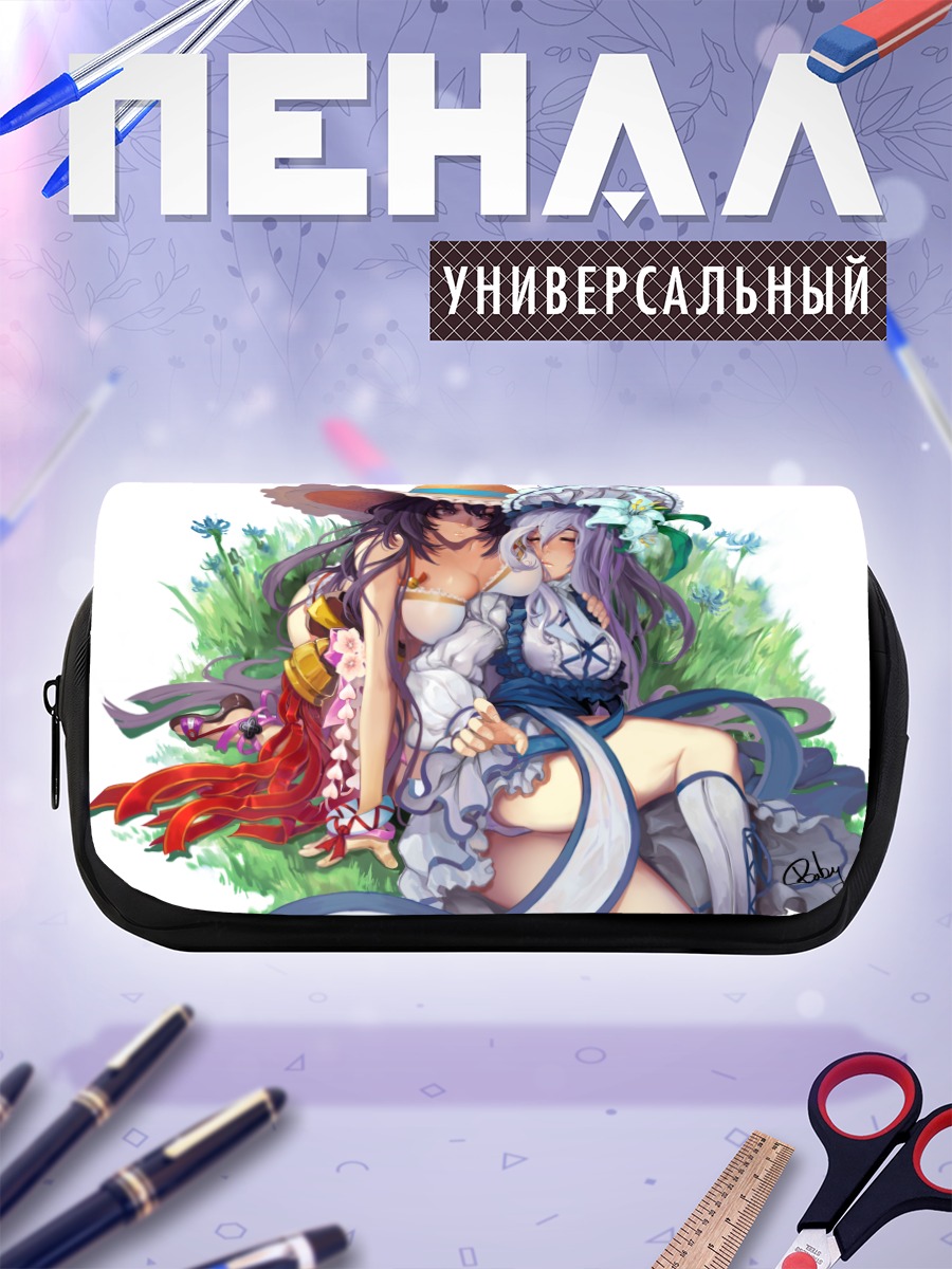 Пенал-косметичка Касуми в цветах