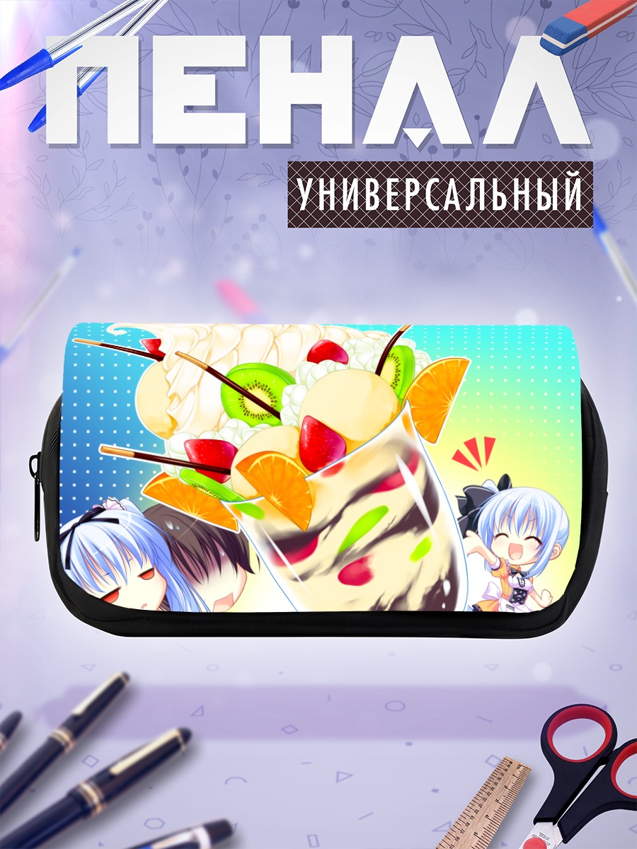 Пенал-косметичка Акито Амагами с десертом