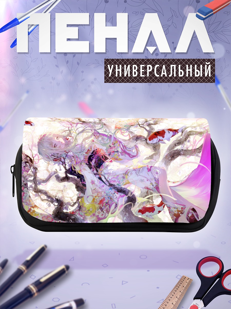 Пенал-косметичка Мику Хацунэ с карпами