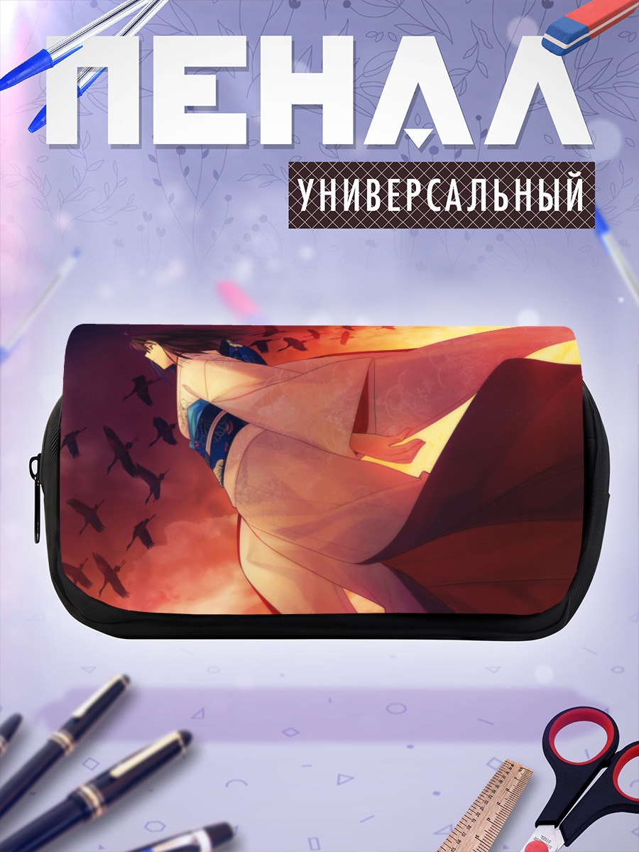 Пенал-косметичка Рёги Шики с птицами