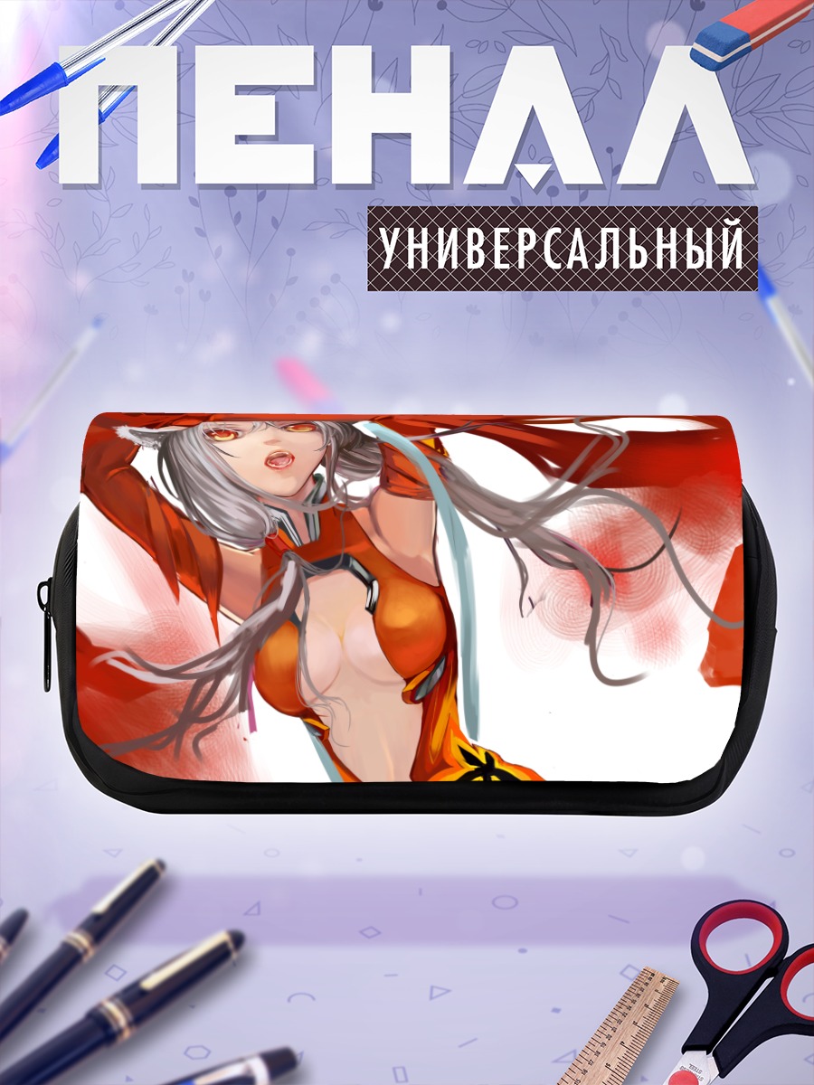 Пенал-косметичка Инори Юдзуриха в красном