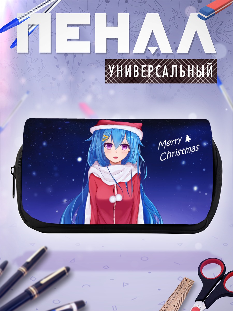 Пенал-косметичка Мику Хацунэ в снегу