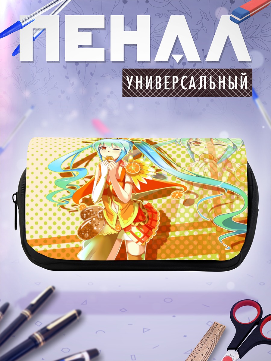 Пенал-косметичка Мику Хацунэ в кимоно