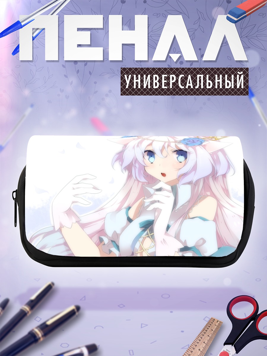Пенал-косметичка Девушка с ушками