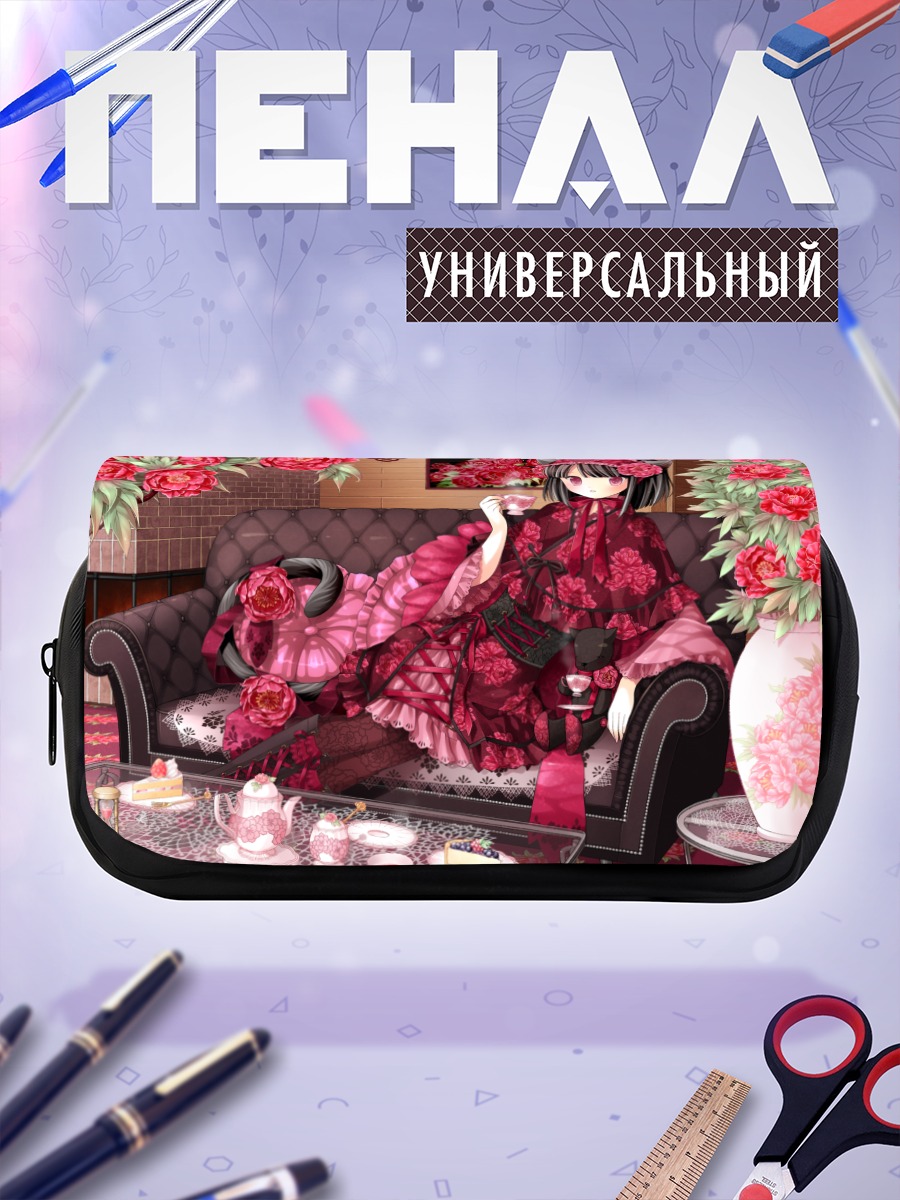 Пенал-косметичка Мику Канзаки в розах