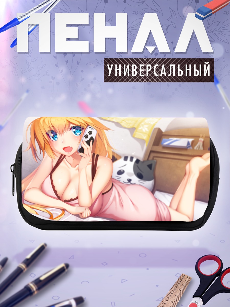 Пенал-косметичка Девушка в пижаме