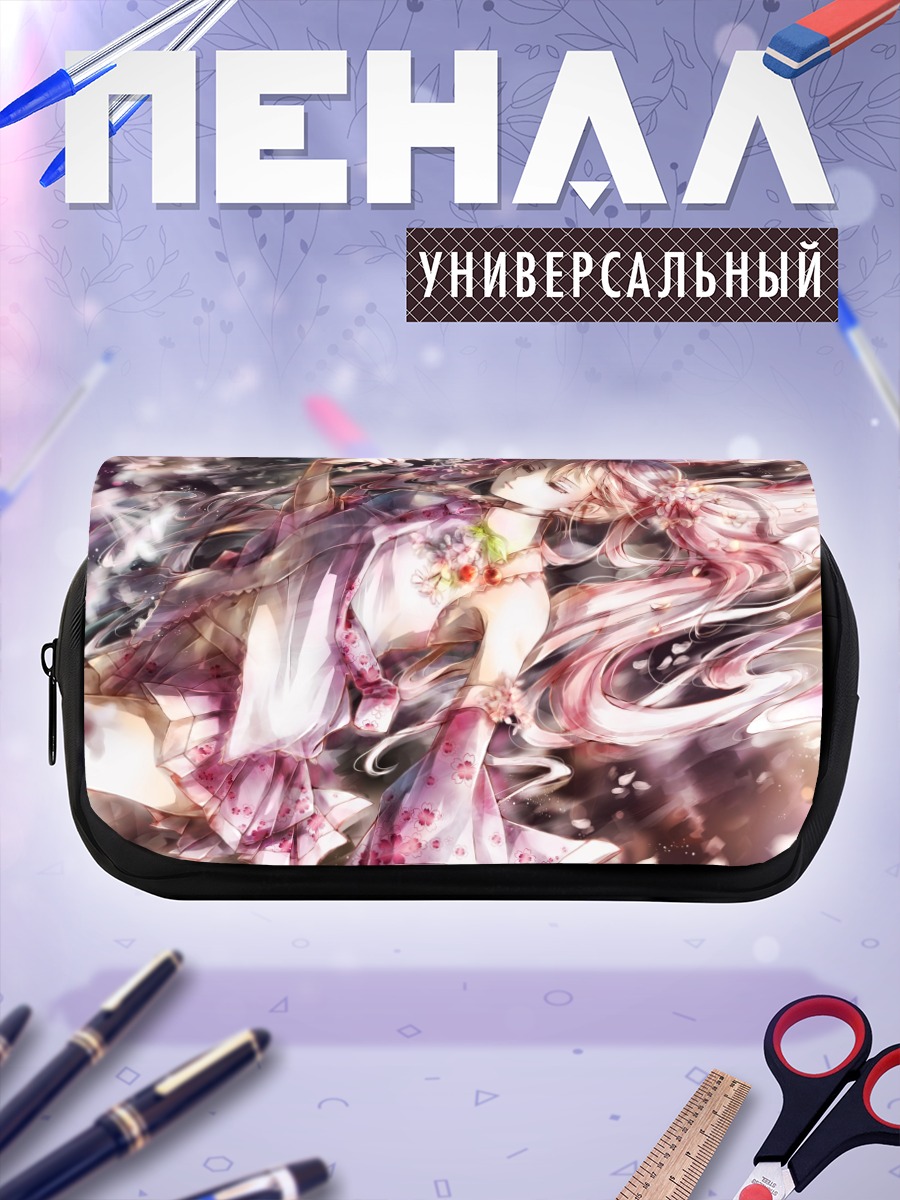 Пенал-косметичка Мику Хацунэ в сакуре