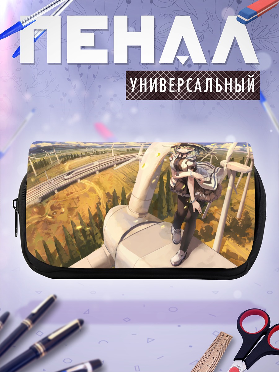 Пенал-косметичка Мику Хацунэ на ветряке