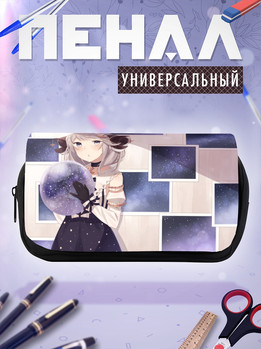Пенал-косметичка Девушка со звездой