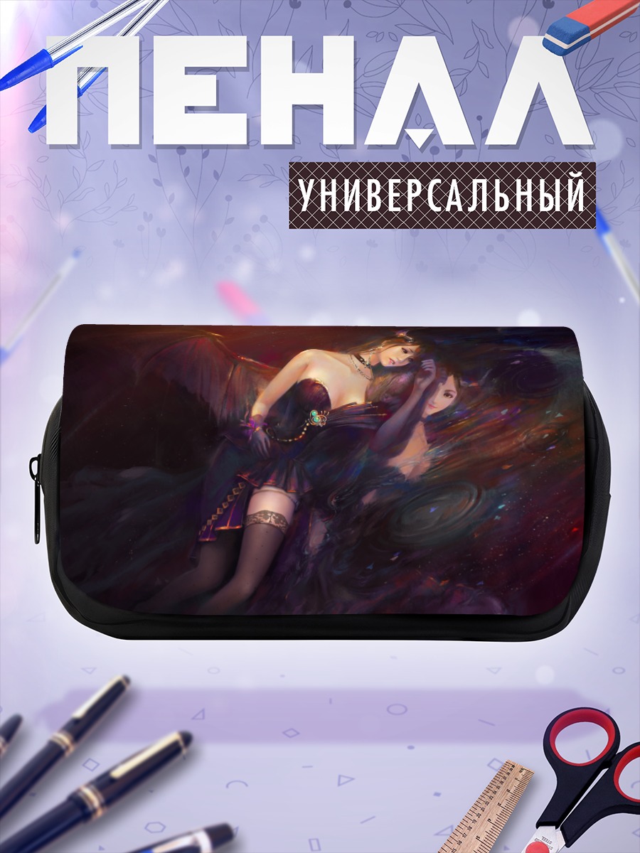 Пенал-косметичка Суккуб в крыльях
