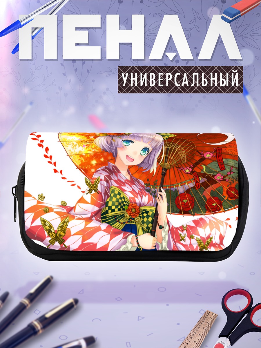 Пенал-косметичка Мику Хацунэ в кимоно