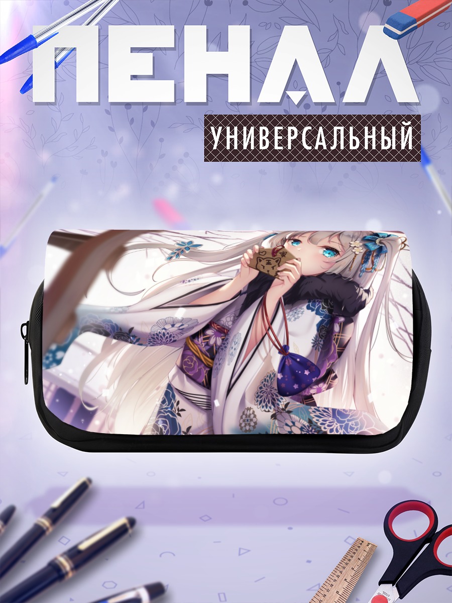 Пенал-косметичка Девушка в кимоно