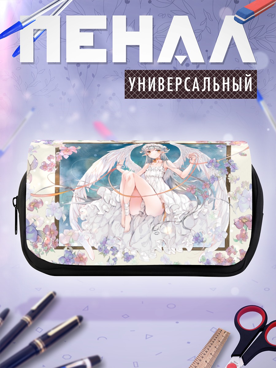 Пенал-косметичка Ангел в цветах