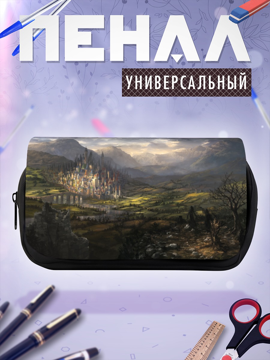 Пенал-косметичка Замок в горах