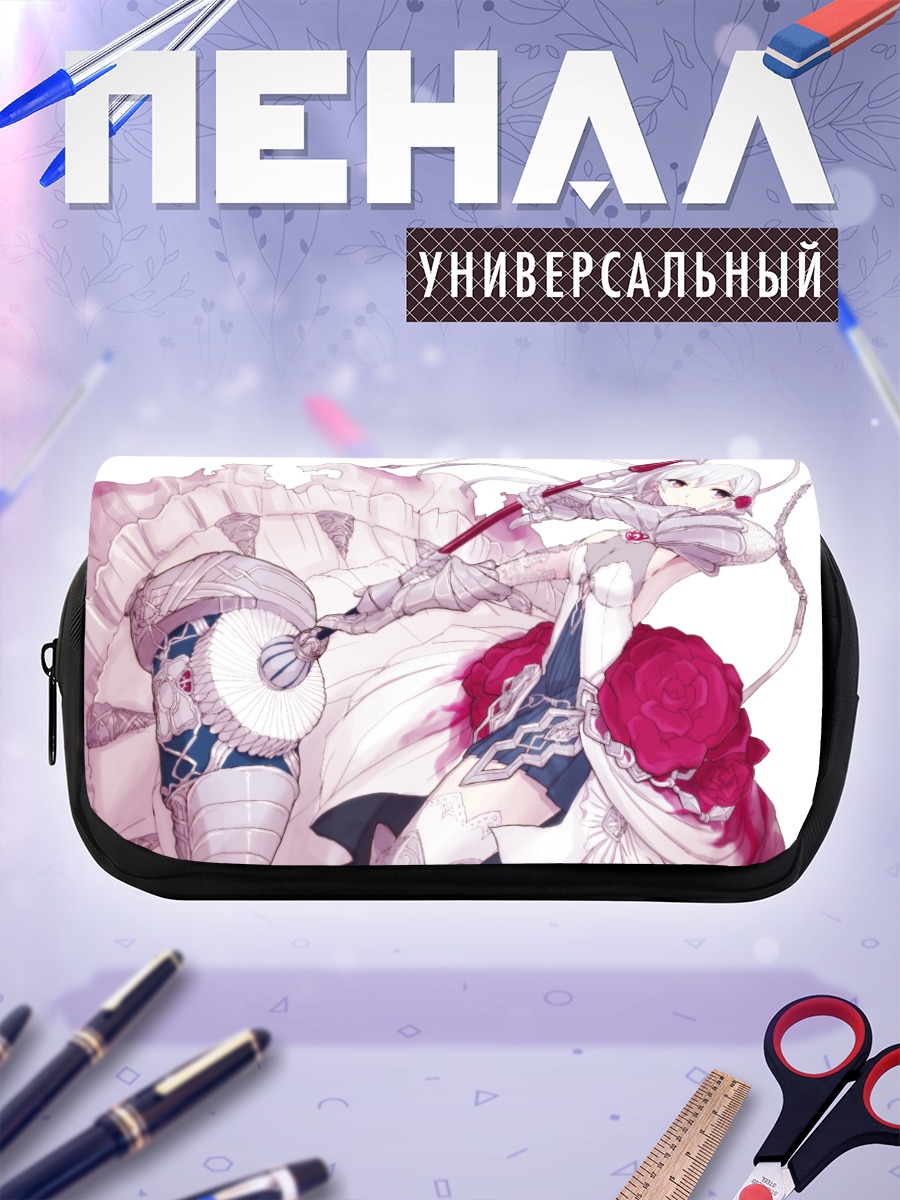 Пенал-косметичка Белоснежка в розах