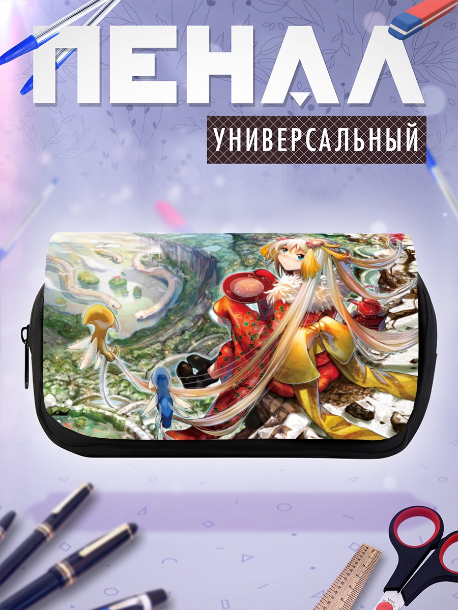 Пенал-косметичка Девушка в кимоно со змеями
