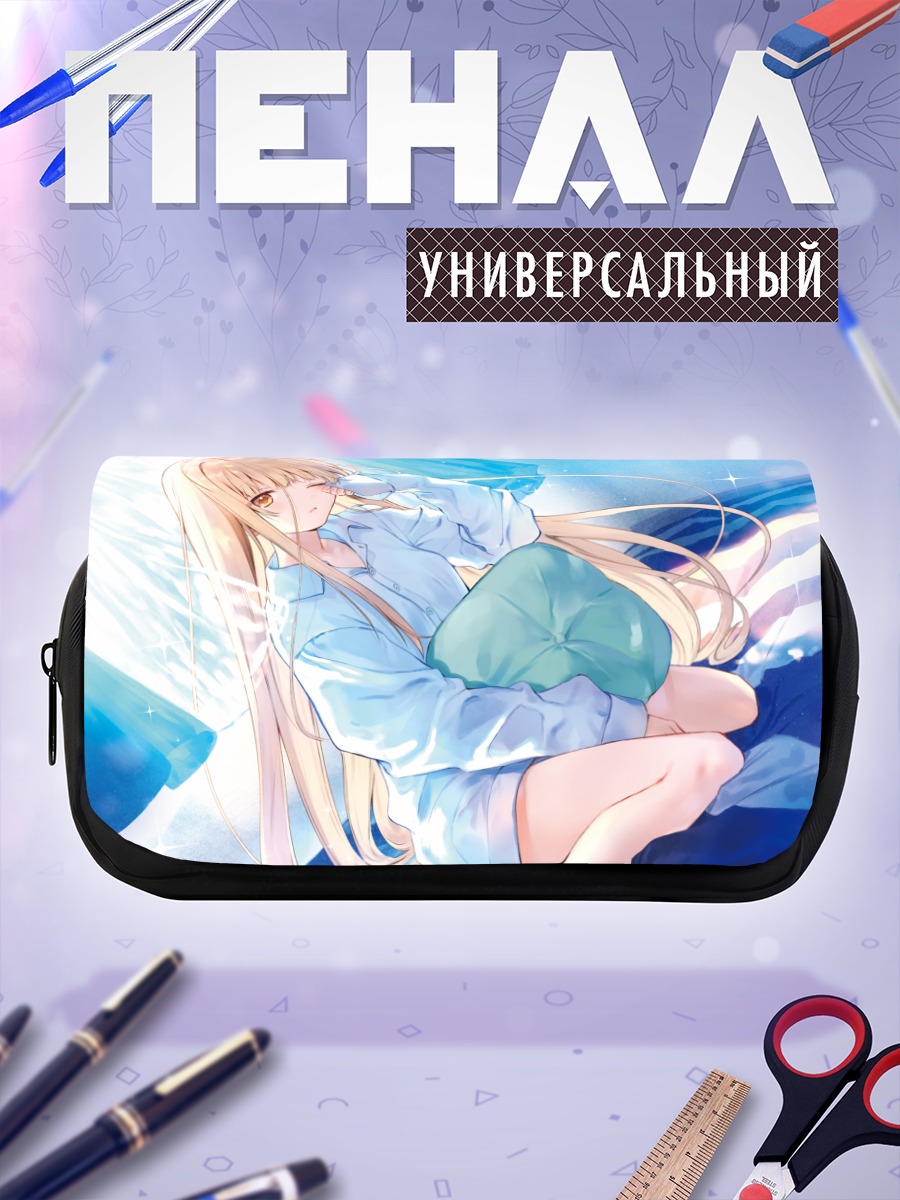 Пенал-косметичка Блондинка в пижаме