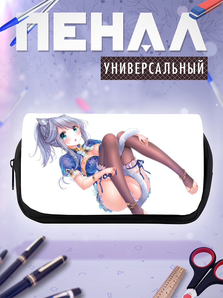 Пенал-косметичка Кошкодевочка в китайском платье