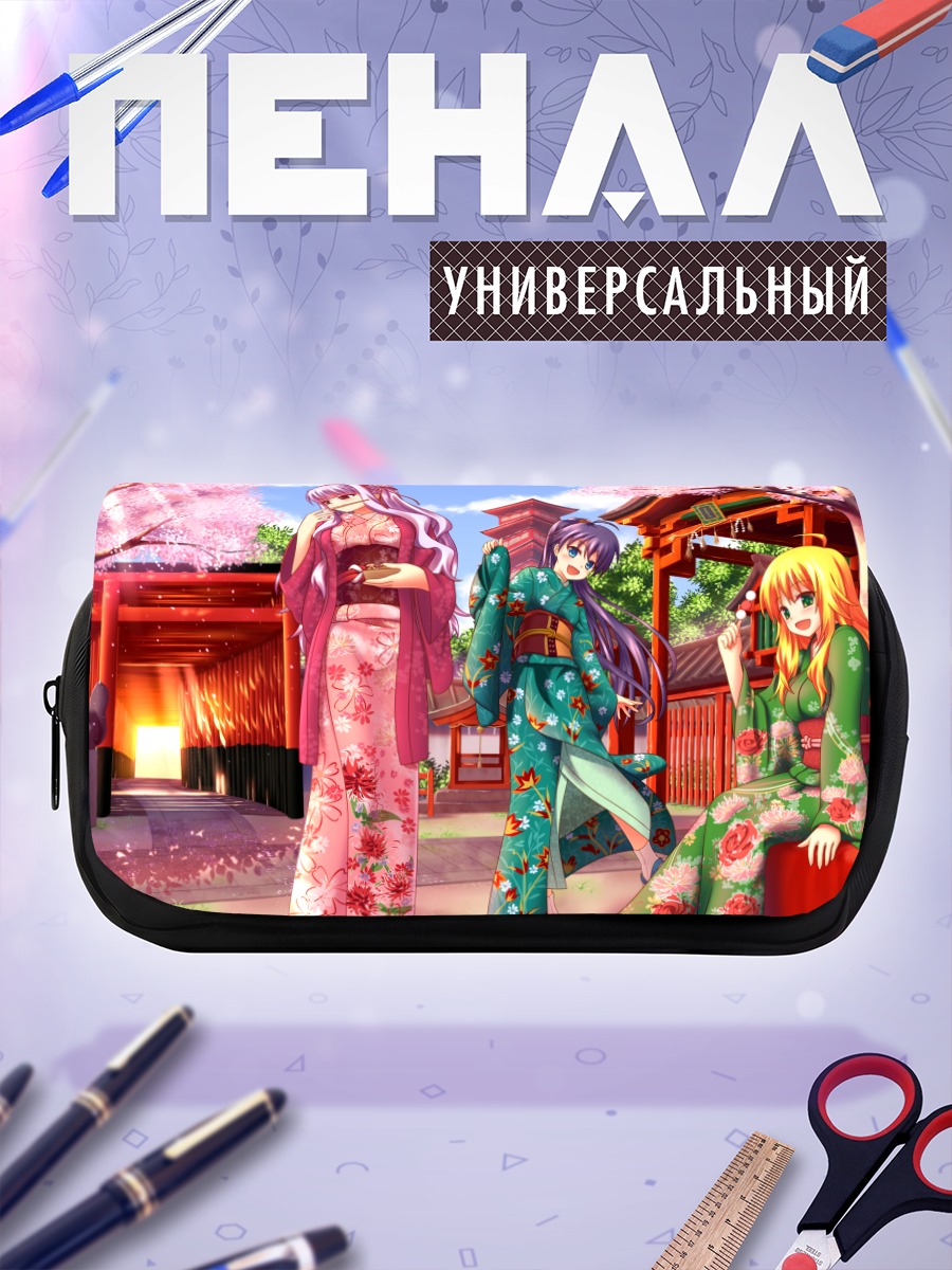 Пенал-косметичка Мики Хошии в сакуре