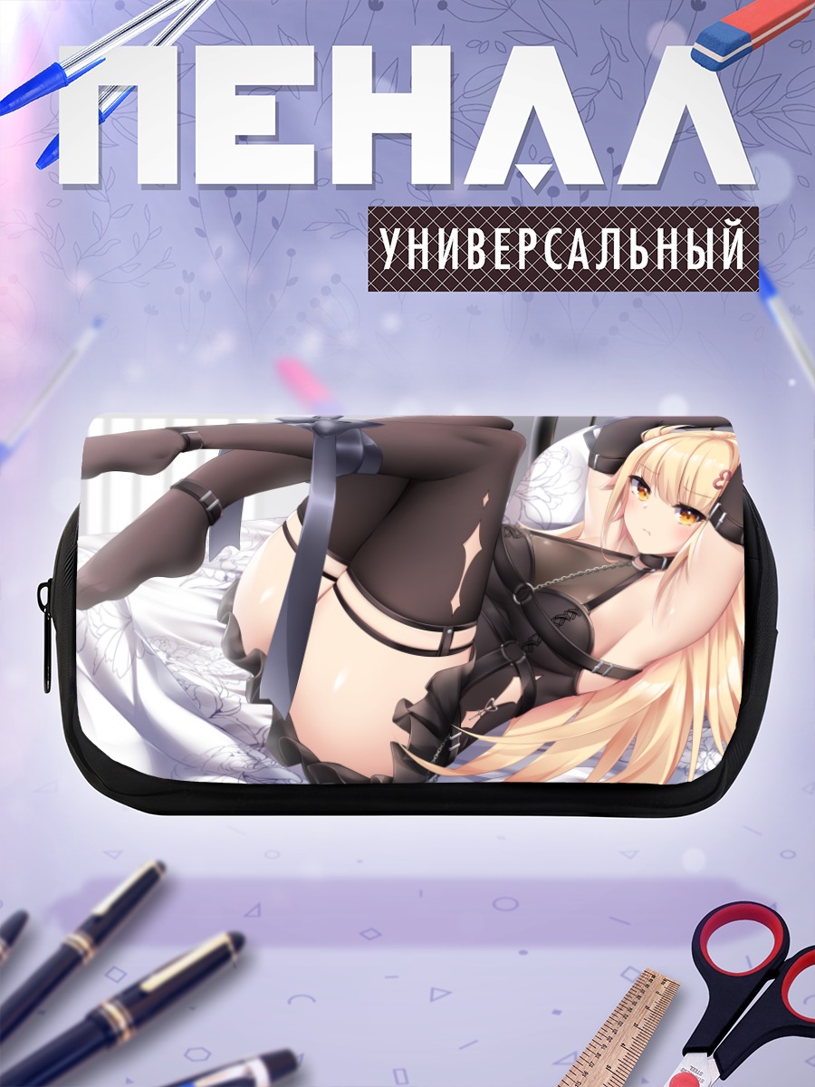 Пенал-косметичка Блондинка в лентах