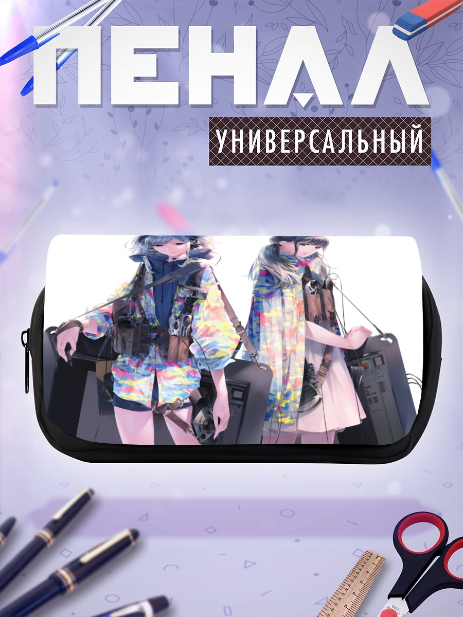 Пенал-косметичка Мику Хацунэ с микрофоном