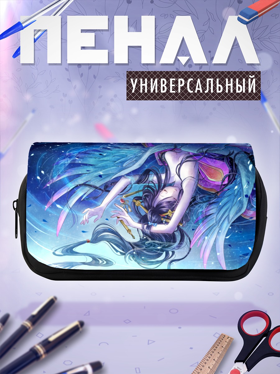 Пенал-косметичка Девушка в кимоно с крыльями